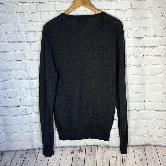 Bonobos Mens Brown Extra Fine Merino Wool Slim Fit Long Sleeve Sweater size L - Picture 3 of 6